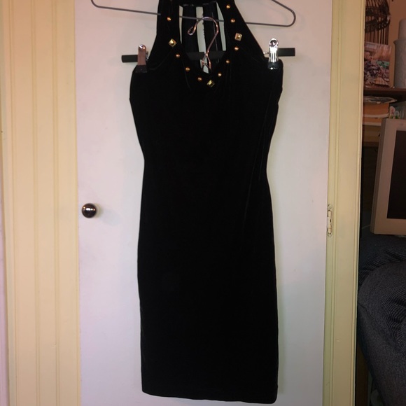 Seduction black dress, gem encrusted,cocktail - Picture 2 of 6